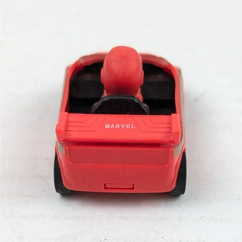 Marvel Iron Man Blip LLC Pull-Back Toy Car Red Gold Loose